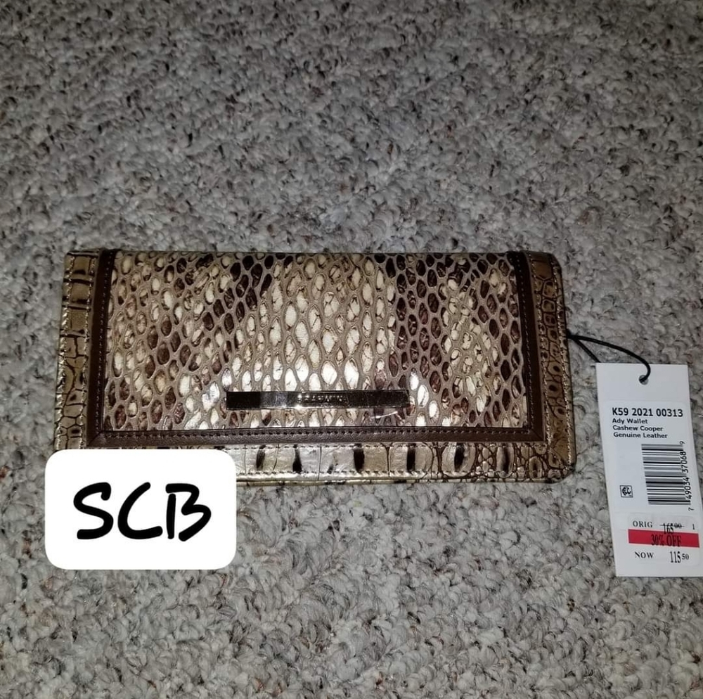 Brahmin NWT Ady Cashew Copper